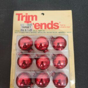Vintage Trim Trends Mini Glass Ornament Set